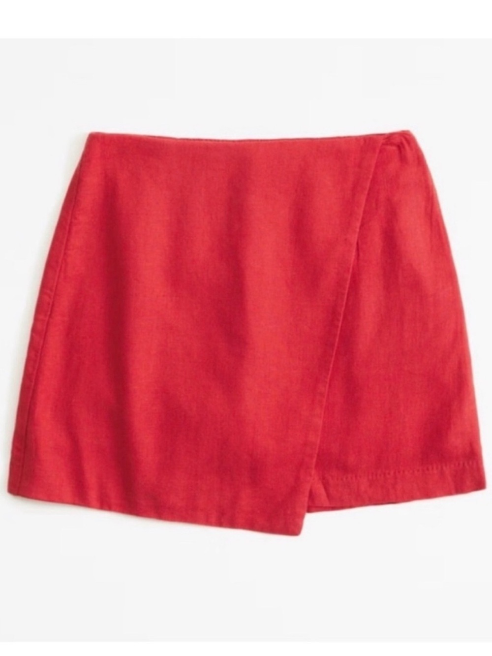 A&F Linen Wrap Mini Skirt